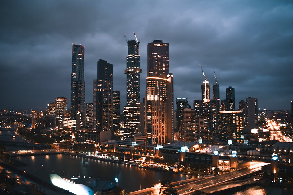 City Skyline During Night Time - Best Areas To Invest In Property